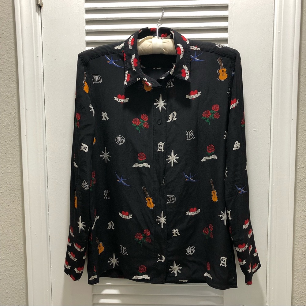 Sandro Paris Silk Blouse